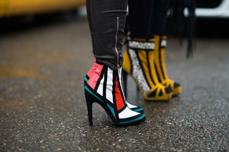 colourful booties